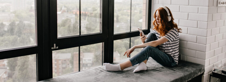Through windows, we see